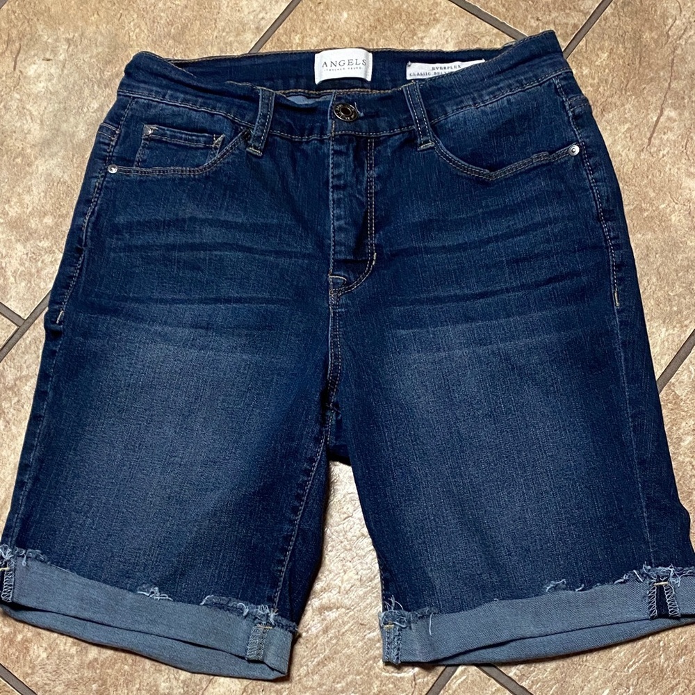 Angels Midnight Blue Denim Size 6 Everflex Bermuda Shorts Summer Fall Resortwear